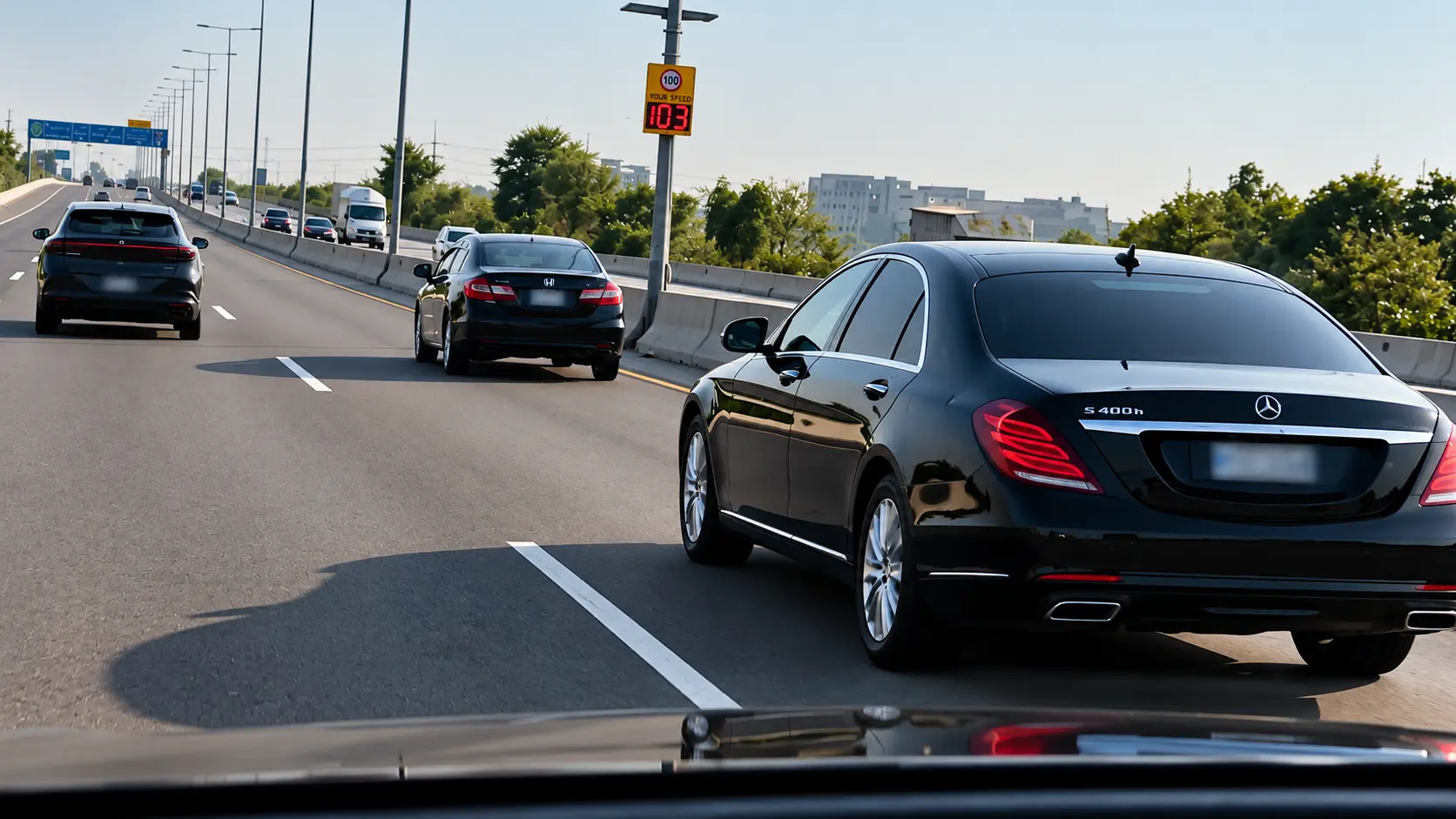 Professional chauffeur prepared for a Black Mobility journey