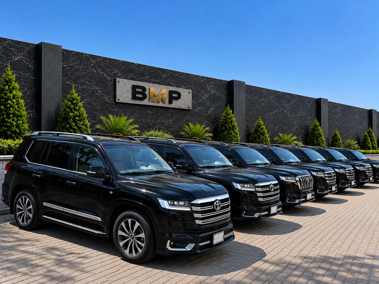 Black Mobility vehicles prepared within a professional operating environment