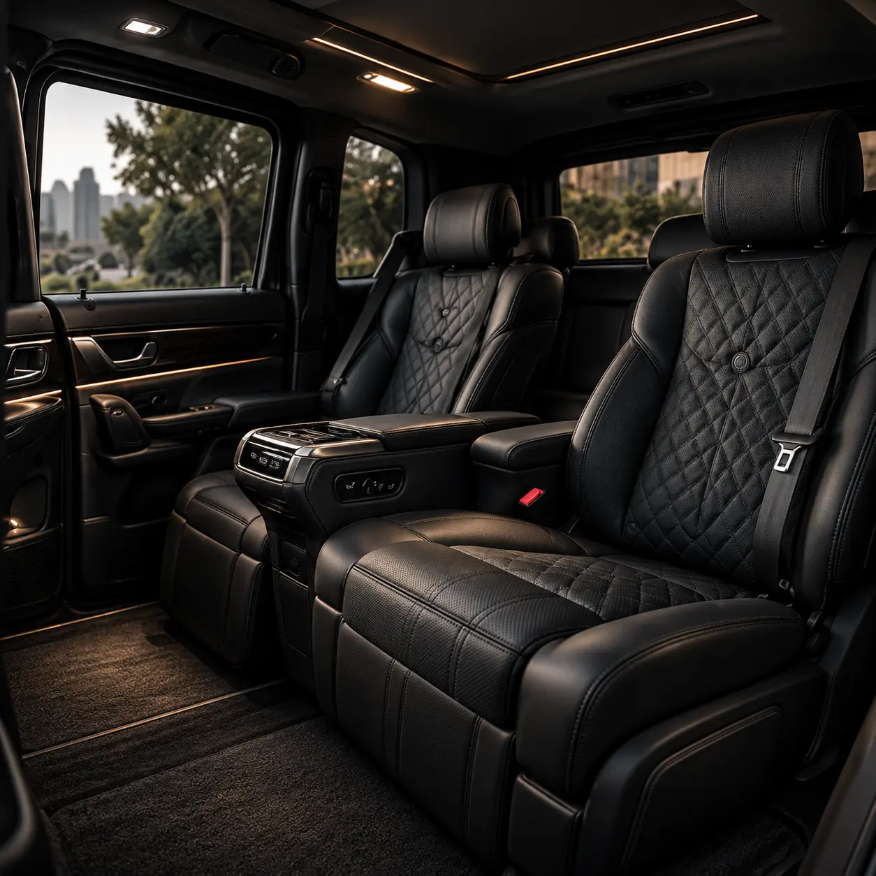 Luxury vehicle selected for a considered executive journey