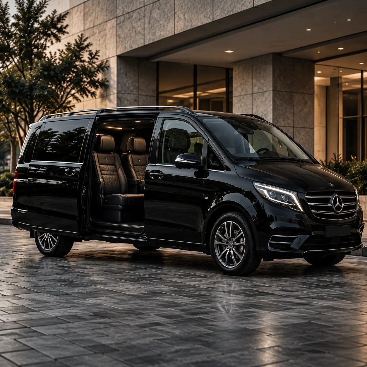 Group mobility vehicle ready for coordinated travel